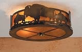 16W Buffalo Flushmount Ceiling Fixture