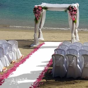 White Carpet Aisle Runner - Many Other Sizes To Choose From