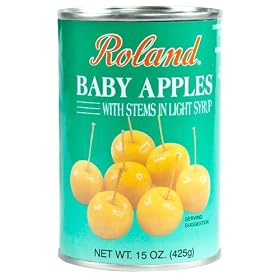 Baby Apples with Stems in Light Syrup - 1 can, 15 oz