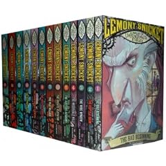 A Series of Unfortunate Events Collection 13 Books Set (The Bad Beginning, The Reptile Room, The Wide Window, The Austere Academy, The Miserable Mill, The Ersatz Elevator, The Vile Village, The Carnivorous Carnival, The Hostile Hospital)