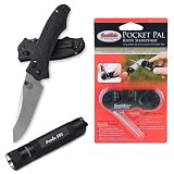 Benchmade Knife 950 Knife Osborne Rift G10; Smiths Pocket Knife Sharpener; Fenix Flashlight