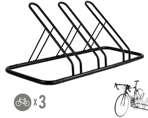 1 - 3 Bike Floor Parking Rack Storage Stand Bicycle by CyclingDeal