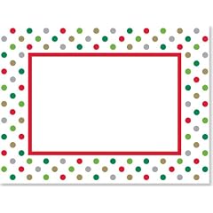 Holidots Photo Frame Cards (Christmas Cards, Holiday Cards, Greeting Cards)