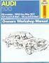 Audi 100 Owners Manual: 1969 Thru 1977 (Service & repair manuals)