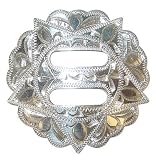 Metalab Stainless Steel Engraved Slot Star Concho