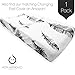 Kaydee Baby Certified Organic Cotton Fitted Crib Sheets - Set of 2 - Variety of Options Available (Black White)