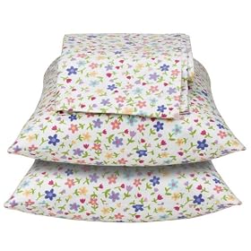 Circo Happy Flower Flannel Sheet Set