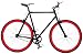 Retrospec Fixie Beta Series El Diablo Fixed Gear Single Speed Urban Road Bike (Black/Red)