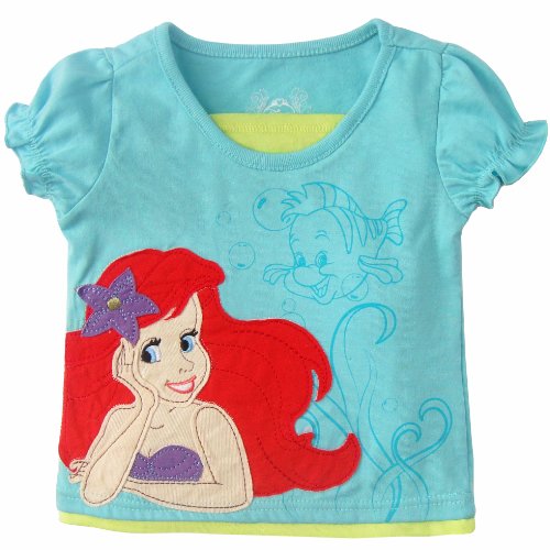 Disney Princess Little Mermaid Homespun Shirt - Sizes 4, 5, 6, 6x