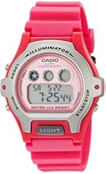 Casio Women's LW-202H-4AVCF Illuminator Pink Resin Watch
