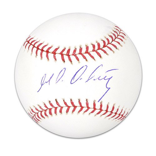 Mounted Memories Detroit Tigers Magglio Ordonez Autographed Baseball