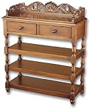 Large Shell Carved Whatnot Shelves