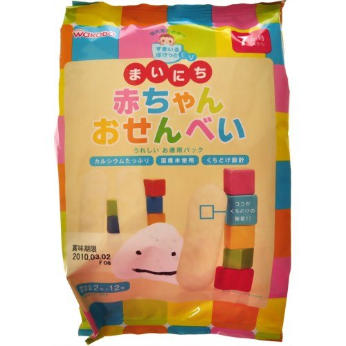すまいるぽけっと まいにち赤ちゃんおせんべい 2枚*12包