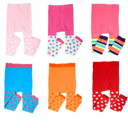 JuDanzy Girls Footless Tights