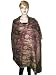 Night Shadz Paisley Floral Leaf India Pashmina Shawl, Wrap Throw Reversible