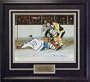 Bobby Orr Boston Bruins - Flipping the Puck for a Score - Framed 16x20 Autographed Photograph