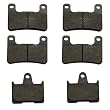 2005-2006 Suzuki GSXR 1000 Kevlar Carbon Front & Rear Brake Pads