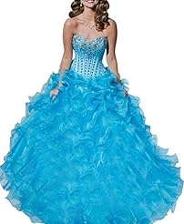Sweetheart  Corset   Waistline  Ball Gown Quinceanera Dress 