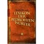 Lexikon der bedrohten W�rter 2