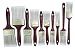 Best Value Complete Home Paint Brush Set - 10 Brushes - 5 Styles - Full, Thick Heads
