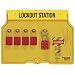 Master Lock 4-Padlock Capacity Lockout Station with Cover