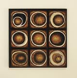 51UOwXs3VbL. SL160  Ruth Palmer a Rolling Stone Gathers No Moss Abstract Wall Sculpture, Contemporary Home Décor, Modern Metal Wall Art