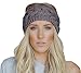 MERSUII™ Twist wave Wool Knitting Knitted Women Lady Girl Hat Headgear Crochet Flora Headband Head Wrap Hair Band Hairband(Dark Grey)