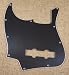 3 Ply Left Handed Guitar Pickguard Fits Fender Jazz Bass JB -BLACK