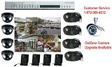 4 CCD Camera Security System Stand Alone DVR 250GB DVK2501 1BH