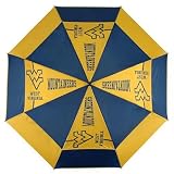 NCAA West Virginia 62-Inch WindSheer II Auto-Open Umbrella