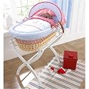 Izziwotnot Hide Away Bay Moses Basket - Hide Away Bay Blue