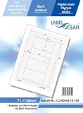 Produkt-Bild: LabelOcean LO-0004-J-70, 400 Etiketten 71x138mm, 100 Blatt DIN A4, 70g/qm, geeignet f&uuml;r Inkjetdrucker-, Laserdrucker und Kopierer.