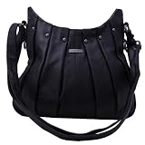 On Trend Ladies Leather Handbag Bag Latest Style - Black, Brown, Tan or Red