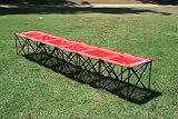 Sweat Pro Bench - 6 Seat Folding Sports Bench - Red