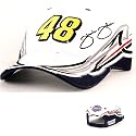 Jimmy Johnson #48 White Wave Adjustable Baseball Hat