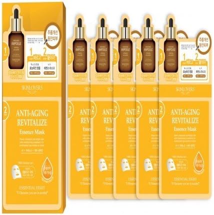 Skinlovers Anti-aging Revitalize Essence Masks X 5 Pcs-brighten and Younger Skin