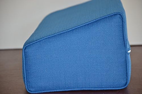 DQP Wedge Bolster Cover Only (Linen-Pacific Blue)