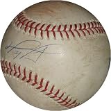 David Ortiz Boston Red Sox Autographed Game Used Baseball vs Detroit Tigers 4/10/2008