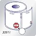 DYMO LabelWriter Visitor Management Label, 12-Hour Time Expiring Badge Labels, White with Red Stop Sign, 2-1/4 x 4, 250 per pack