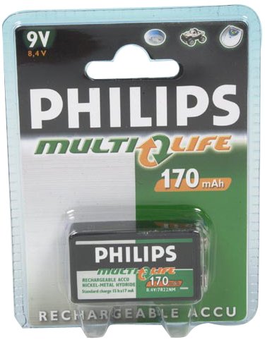 Philips Multi Life NiMH Akku 9V-Block Preisvergleich