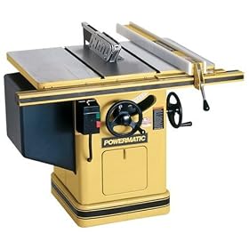 Powermatic 1660795K Model 66 10-Inch Left Tilt 5 Horsepower Cabinet Saw with 50-Inch Accu-Fence, 2 Cast Iron Extensions, Table Board, and Legs, 230-Volt 1 Phase