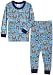 Gerber Monkey Cotton PJs Two Piece, Royal, 18 Months