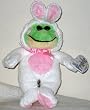 Frabbit Plush Frog with Bunny Suit for Easter