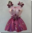 Pink Jewelled Dress Pin B3F32