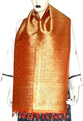 Indian Scarves for Women Premium Silk 22 x 72 inches (srfp127)