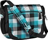 JanSport Core Series Elefunk- Printed Messenger Bag (Blinded Blue Block Check)