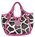 Women Hobotote Handbag Purse Pink Giraffe Print 5380(4 Colors)