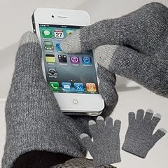 YAYAGO Touchscreen Handschuhe kapazitiv Universalgr��e (ca. M - L) - F�r kapazitive Displays wie etwa iPhone 3 / 4 / 4S / iPad 2 / iPad 3 / Samsung Galaxy S i9000 / Samsung Galaxy Note N7000 / Samsung Galaxy S2 i9100 / Samsung Galaxy Y S5360 / Huawei Ideos X3 / Huawei Vision U8850 / Sony Ericsson Xperia Ray / Nokia Lumia 800 / Nokia N9 und alle weiteren Modelle mit kapazitivem Dsiplay und Touch Screen Handy Navigationsger�t inkl. dem Original YAYAGO Clean