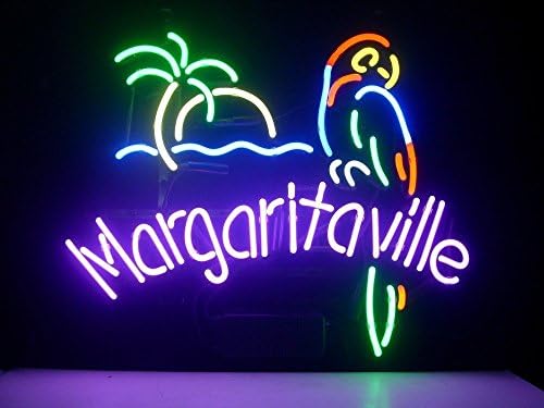 Weneon® Handcrafted Jimmy Buffett's Margaritaville Parrot Corona Extra Parrot Beer Bar Pub Display Design Decorate Real Glass Tube Neon Light Sign 18''x15'' Inches