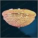 Swarovski Strass Authentic AB - Aurora Borealis with logo etched Crystal Chandelier # EL1800X3616L28ab Size w36 x H 16